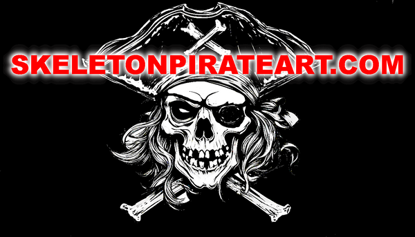 Skeleton Pirate Art